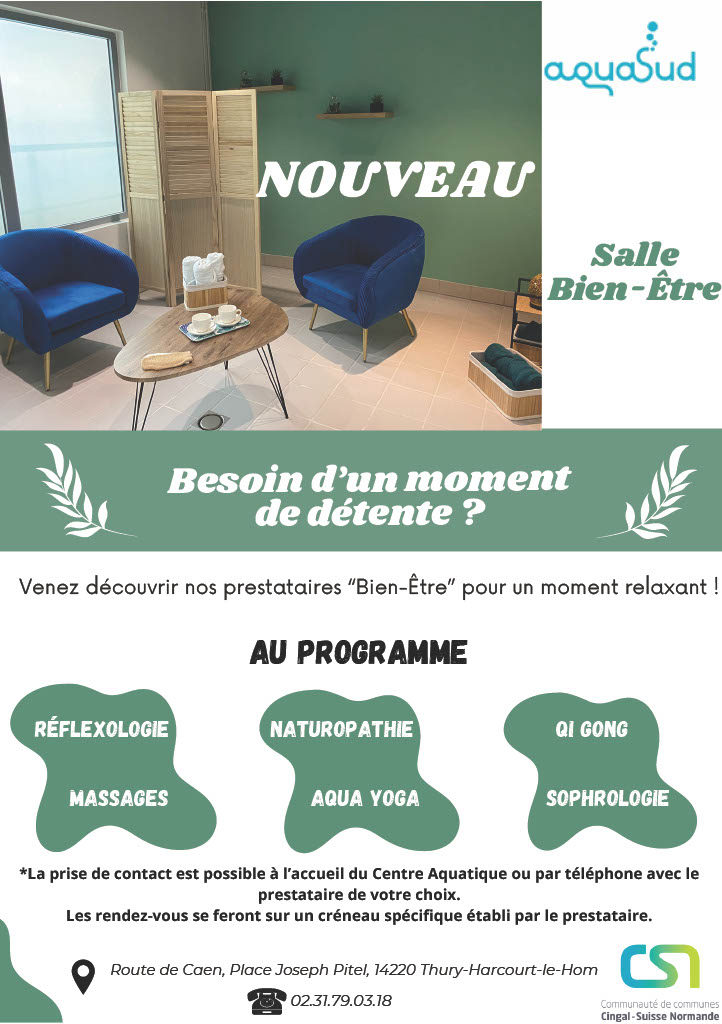 Nouveaux Prestations de Bien-être